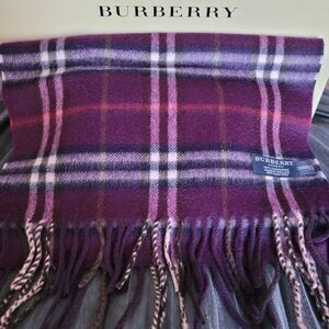 Burberry London 100% Cashmere Scarf - Nova Check - Made in England